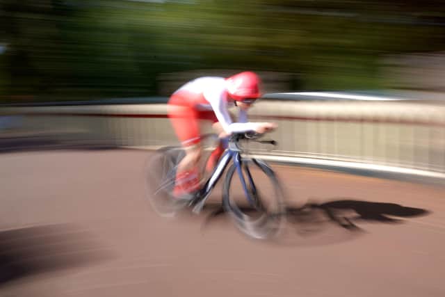 Ripon's Abi Smith during the Women's Individual Time Trial (Picture: David Davies/PA)