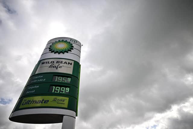 BP bosses were branded ’brazen profiteers’ after the company tripled profits and planned to increase dividends to shareholders by 10 per cent. Picture: BEN STANSALL/AFP/Getty.