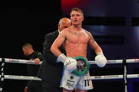 Undefeated: Sheffield’s Dalton Smith, who has an 11-0 record in the professional ranks, is a rising star of British boxing and fights for the Lonsdale belt in his home city tonight. (Picture: Huw Fairclough/Getty Images)