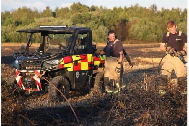 South Yorkshire Fire Service's new all-terrain vehicle