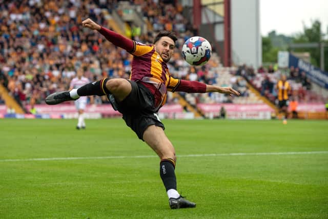 Levi Sutton and Bradford City need to find a way to break teams down. (Picture: Bruce Rollinson)