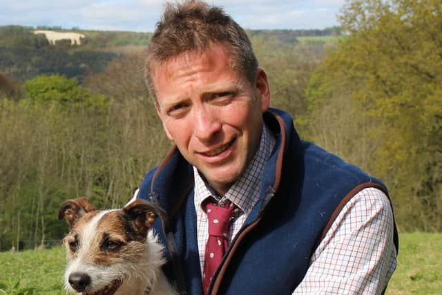 TV vet Julian Norton had to perform emergency surgery on a Collie while wearing his cycling shorts last weekend.