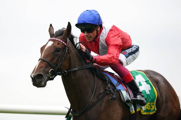 He's back: Top jockey Frankie Dettori rides in the Shergar Cup today after a six-year absence. Picture: Tim Goode/PA Wire.