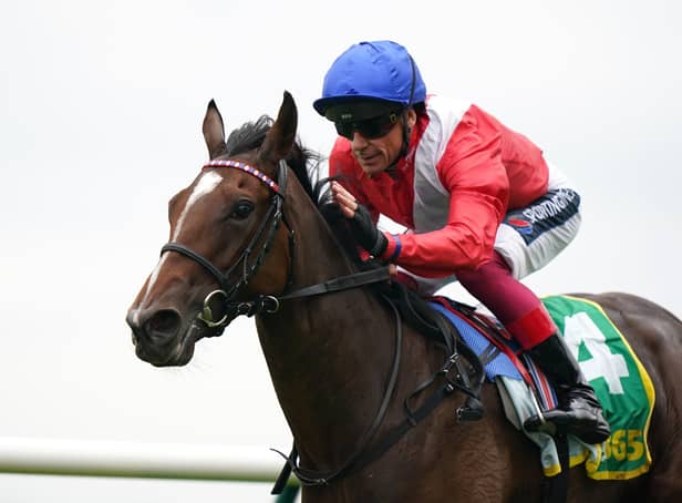 He's back: Top jockey Frankie Dettori rides in the Shergar Cup today after a six-year absence. Picture: Tim Goode/PA Wire.