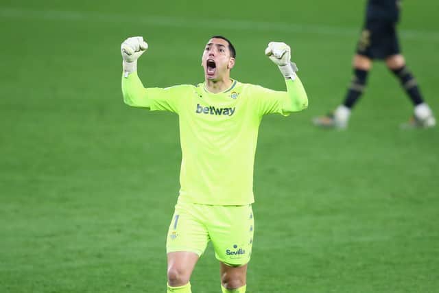 INCOMING: Real Betis goalkeeper Joel Robles Picture: Fran Santiago/Getty Images