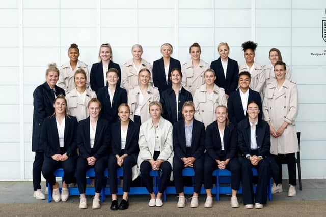 The England Women's team wearing M&S current collection.