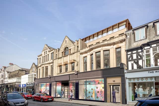 Plans have been submitted to transform the upper floors of a major building in Harrogate town centre into a new carbon neutral aparthotel.