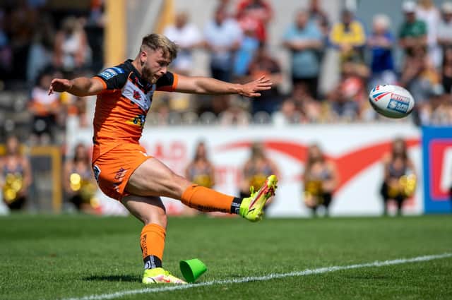 Danny Richardson has signed a new deal at Castleford.  Picture Bruce Rollinson