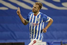 Jordan Rhodes: Got his first goal of the season on Tuesday, by which time it was too little, too late. (Picture: PA)