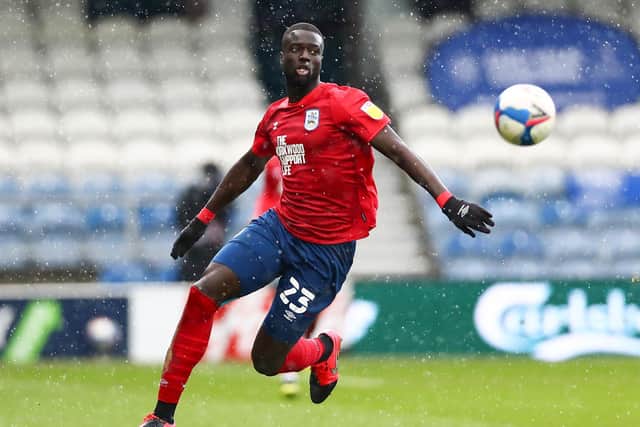 FREE AGENT: Naby Sarr has yet to sign for a new club after leaving Huddersfield, although he is reportedly close to joining Reading. Picture: Getty Images.