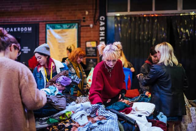 The Good on You clothes swap in Leeds. Photo Elouisa Georgiou, provided by Bonnie Milnes.