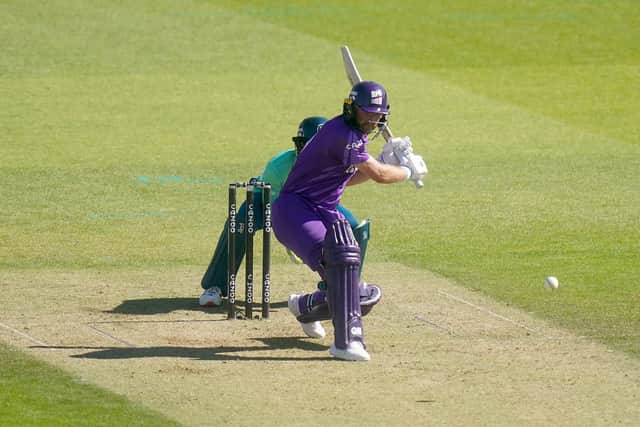 Red hot: Northern Superchargers' Adam Lyth hit the fastest 50 in the competition's history at the Oval. Picture: Adam Davy/PA Wire.