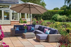 Summer sun is welcome but make sure indoors is cool. PIc:  Furniture by Bridgman.co.uk