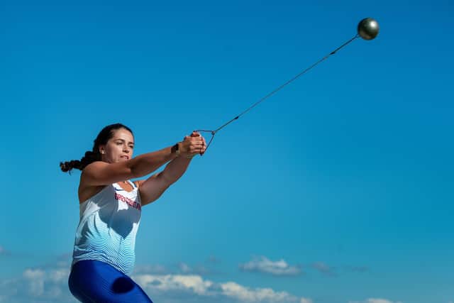 Hammer time: Yorkshire’s Jess Mayho heads to the European Championships in Munich this week. (Picture: Bruce Rollinson)