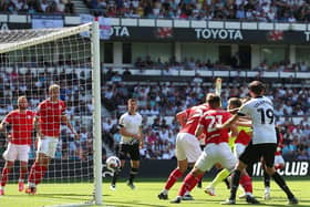 Barnsley's Conor McCarthy scores an own goal, to gift Derby County the lead (Picture: PA)