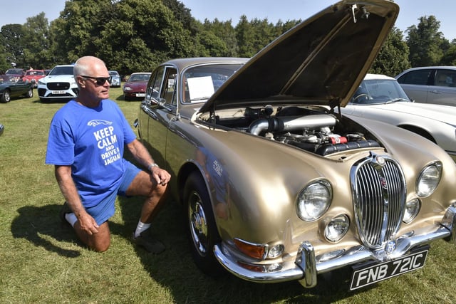 Jack Richardson travelled from Hunmanby, near Filey, with his 1965 S Type, which was imported from Australia