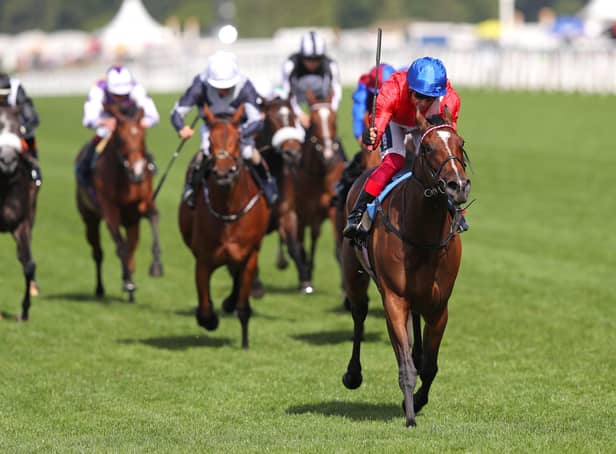 Back in front: Frankie Dettori and Inspiral won the Prix Jacques Marois at Deauville yesterday. Picture: Alex Livesey/Getty Images