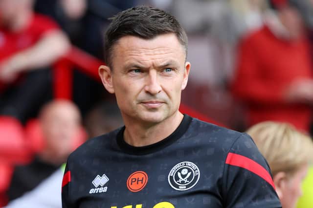 Paul Heckingbottom, manager of Sheffield Utd. Picture: Lexy Ilsley / Sportimage
