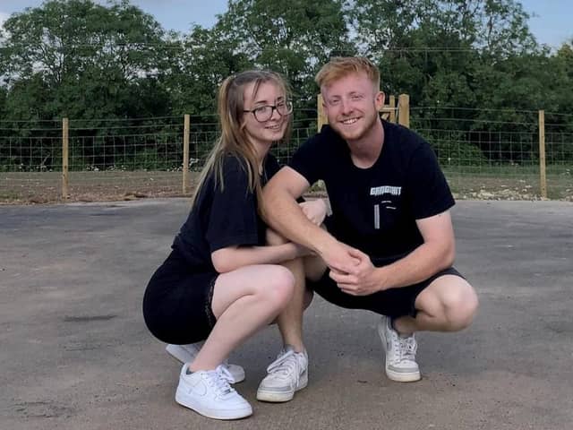 Tyler Thompson, 23, and Erin Sanaghan, 19, make around £5,000 a month on Only Fans