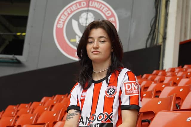 ‘It’s brilliant for players like me’: Sheffield United’s Charley Docherty has hailed the impact the Lionesses’ success is having on the women’s game in England. Picture: Sportimage.