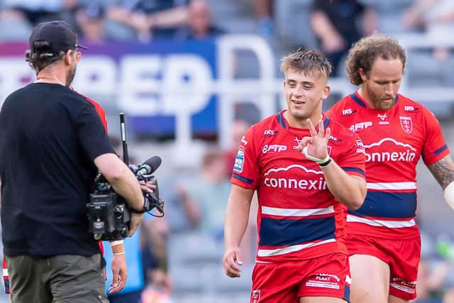 Mikey Lewis returns for Hull KR this week. (Picture: SWPix.com)