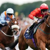 Speed queen: Highfield Princess ridden by Jason Hart (right) leaves The Platinum Queen in her wake on their way to winning the Coolmore Wootton Bassett Nunthorpe Stakes. Picture: Mike Egerton/PA Wire.