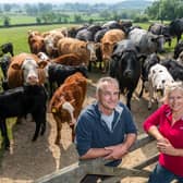 Mark and Lynne Exelby of The Hutts Farm, Grewelthorpe