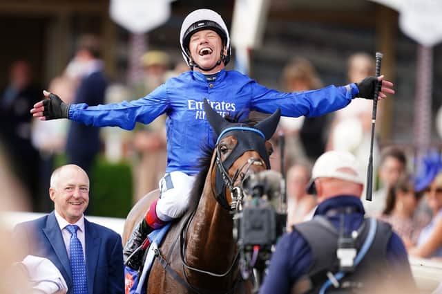 Trawlerman ridden by Frankie Dettori following victory in the Sky Bet Ebor Handicap on day four of the Ebor Festival at York Picture: Mike Egerton/PA