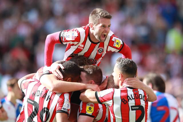 TOP OF THE LEAGUE: Sheffield United moved to the summit of the Championship with a 3-0 win over Blackburn Rovers on Saturday. Picture: Simon Bellis/Sportimage.