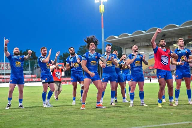 Salford Red Devils' impressive form has seen Castleford Tigers drop out of the top six. (Picture: SWPix.com)