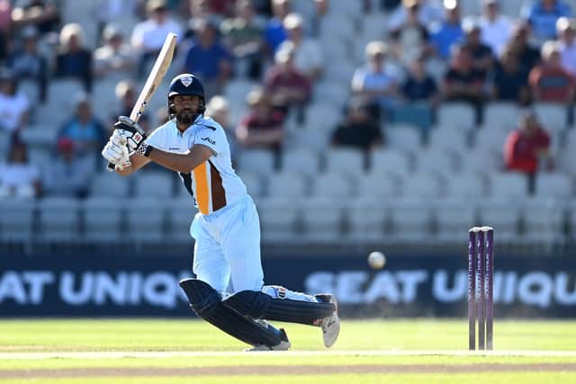Shan Masood of Derbyshire will join Yorkshire next year. Picture: Gareth Copley/Getty Images.
