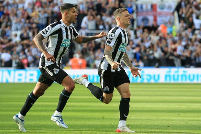 KEPT IN CHECK: Newcastle took two points off Man City last weekend, suggesting the champions might not be as dominant this season. Picture: Lindsey Parnaby/AFP via Getty Images.
