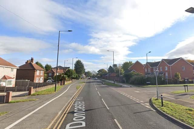 The man was bitten on the corner of Reeves Way and Doncaster Road in Armthorpe.