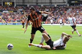 Jacob Greaves is enjoying the improved atmosphere brought about by Hull City fans at MKM Stadium Picture: Ashley Allen/Getty Images