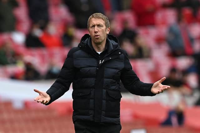 Brighton and Hove Albion manager Graham Potter Picture: Neil Hall/PA