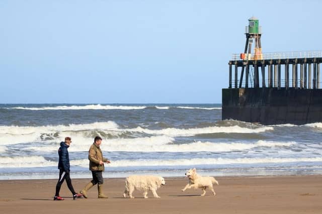 Whitby beach. (Pic credit: Danny Lawson / PA)