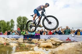 LEADING MAN: Leeds's Tom Pidcock on his way to winning the European Mountain Bike Cross Country title in Munich last week. Picture by Will Palmer/SWpix.com