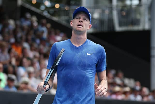 Beverley's Kyle Edmund is back playing singles at a grand slam tournament for the first time in two years. Picture: Greg Bowker/Getty Images