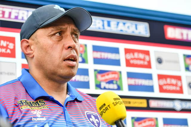 Willie Poching guided Wakefield Trinity to safety with two games to spare. (Picture: SWPix.com)