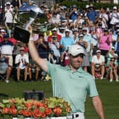 Winning moment: Rory McIlroy won the Tour Championship in Atlanta on Sunday and with it another FedEx Cup title. (Picture: AP)
