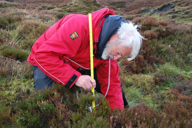 Monitoring vegetation has been one of many projects within the South Pennines-based Moors for the Future Partnership MoorLIFE scheme.