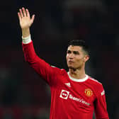 Manchester United's Cristiano Ronaldo Picture: Martin Rickett/PA