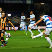 OPENING SALVO: Ilias Chair scores Queens Park Rangers' first goal against Hull City Picture: Andrew Redington/Getty Images