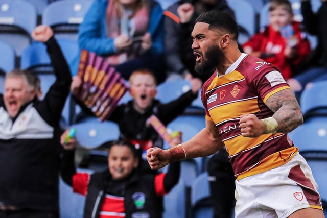 The 32-year-old has been Huddersfield's main strike weapon with 12 tries in 17 Super League outings and was badly missed when he was sidelined with a knee injury.