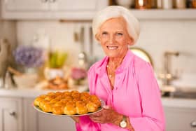 Culinary personality Mary Berry in scenes from her new show, Cook and Share. Pictures: PA Photo/BBC/Sidney Street/Endemol Shine UK/Ian Gillingham