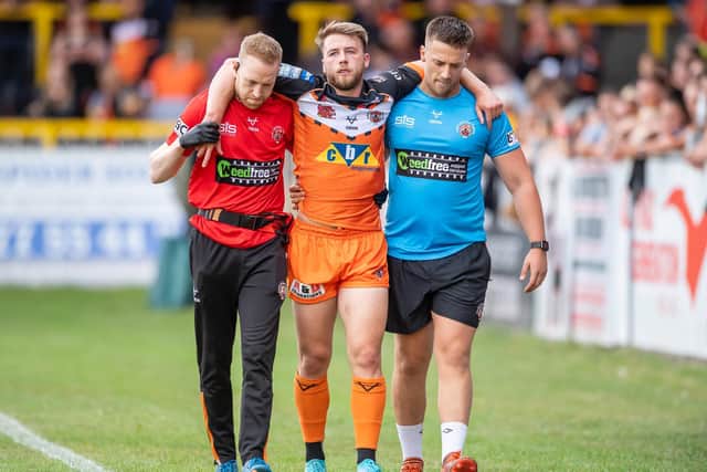 Danny Richardson joined Castleford Tigers' lengthy injury list on Monday. (Picture: SWPix.com)