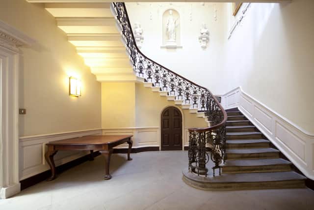 The entrance hall and staircase will be open to the public