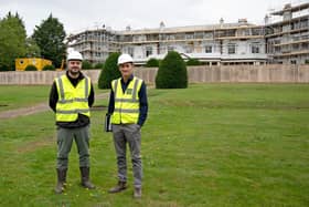 Michael Coulthard, project manager at The Inn Collection Group with Ben Rennocks, director at Silverstone Building Consultancy. Nearby attractions include Lightwater Valley, Fountains Abbey and Newby Hall."