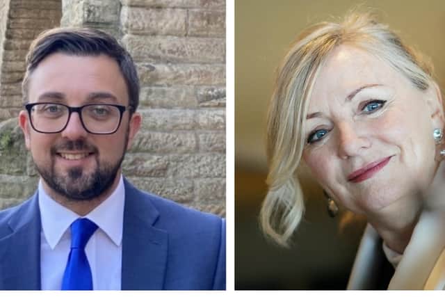 Candidates for West Yorkshire mayor Matt Robinson (Conservative) and Tracy Brabin (Labour). Photos: Submitted/PA