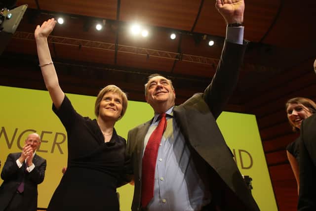 Nicola Sturgeon in 2014 when she succeeded Alex Salmond as First Minister of Scotland.